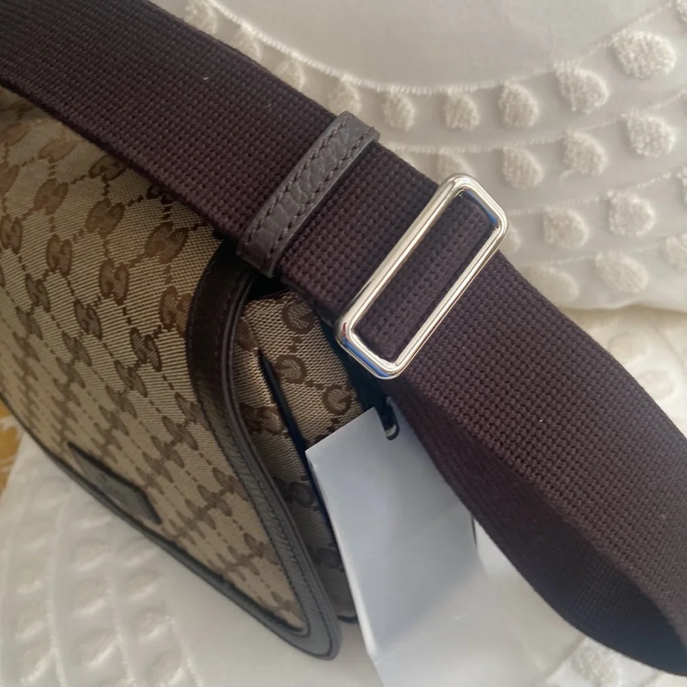 NWT  Gucci Ophidia, canvass with leather trims, adjustable strap - Picture 7 of 7